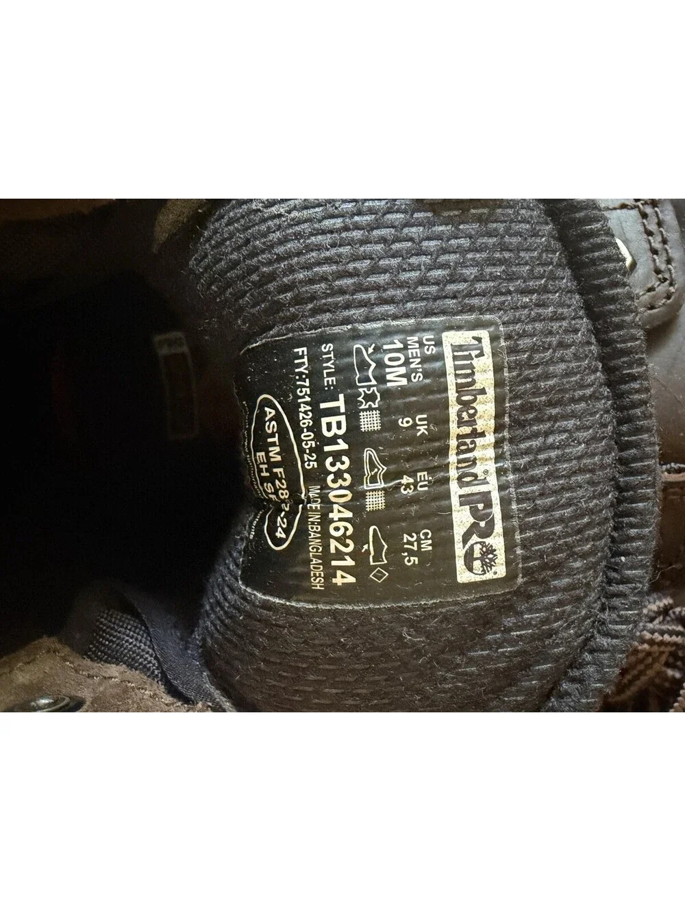 Timberland PRO Pit Boss Steel Toe Boots 10 Brown - NEW - MSRP: $159.99